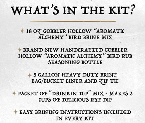 Road-Tisserie Brine Kit